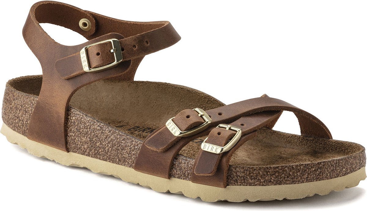 Birkenstock Kumba Dames Sandalen - Dames - Cognac - Maat 39