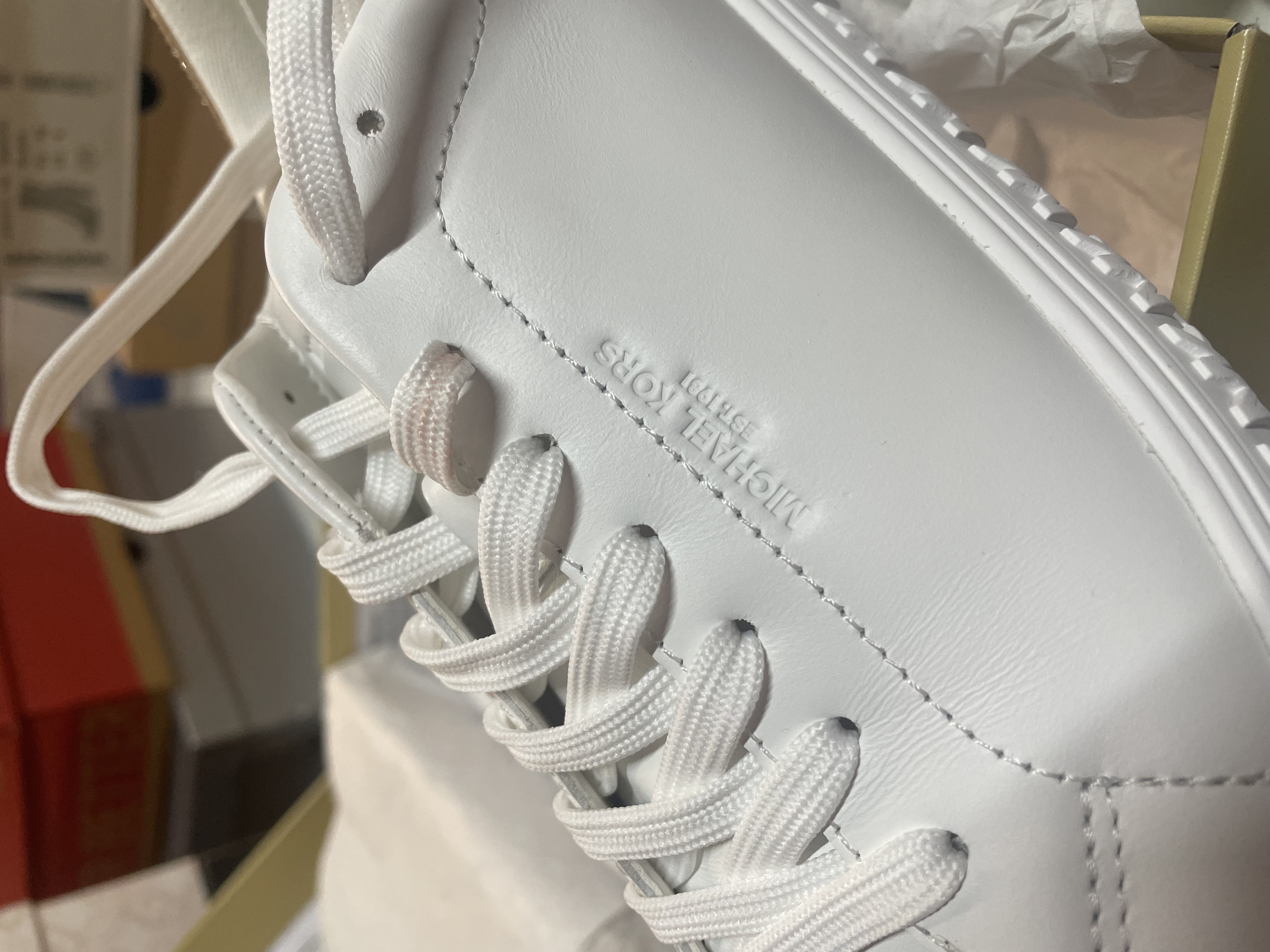 Michael Kors Grove - maat 38 - Lace Up Dames Sneakers - Camel