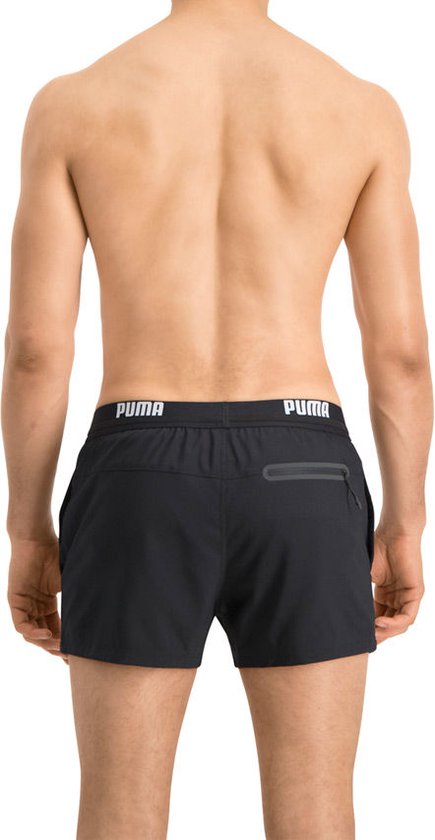PUMA - Maat XXL - Swim Logo Short Heren Zwembroek - zwart