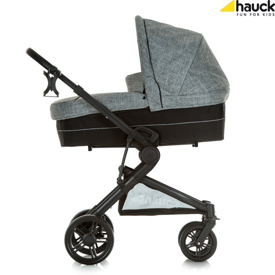 Hauck Atlantic Plus Trio Set - Kinderwagenset - Melange Grijs/Caviar