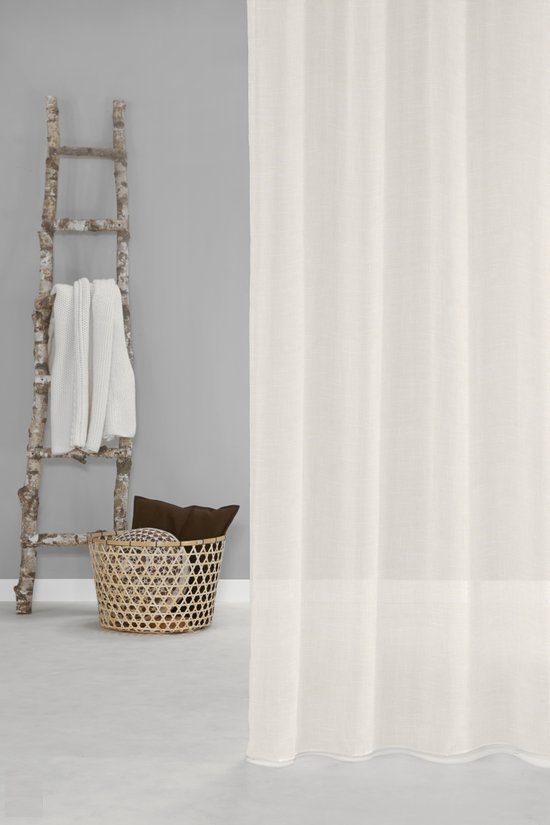 249c-6b0d-4b4f-9786-ad8876fbcb95 Lucht - Plooigordijn - Offwhite - 140x280 cm - Per stuk