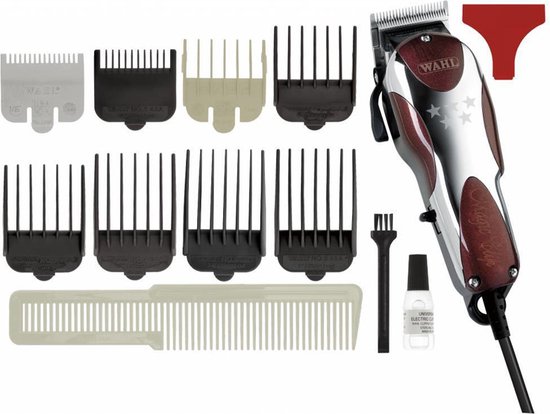 tondeuse, baardent Haar, kappersset, kappersgereedschap, kammen en mesjes