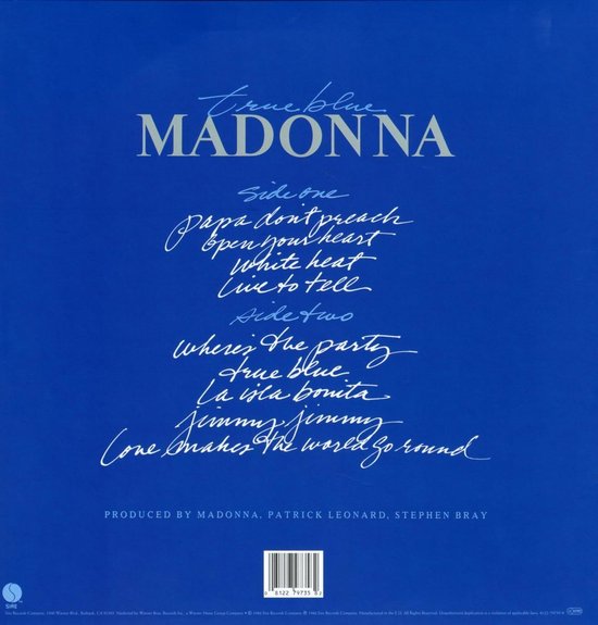 Madonna - True Blue (LP)