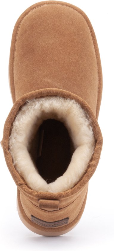 Warmbat Wallaby Vrouwen Laarzen - Cognac - Maat 40