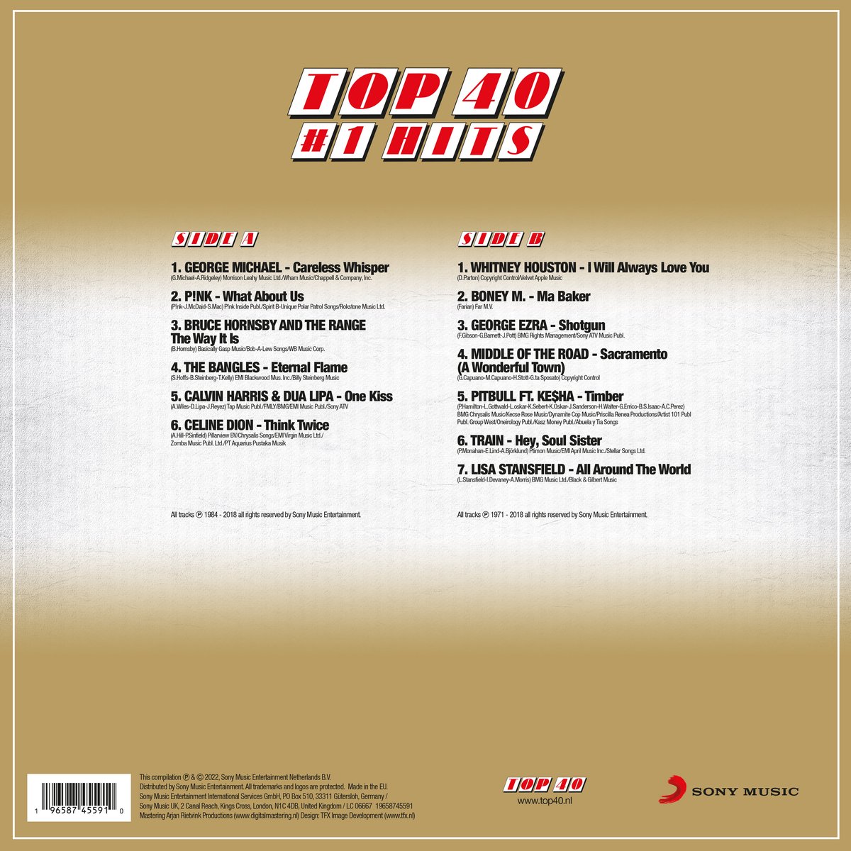 V/A - TOP 40 - #1 Hits (coloured) (LP)