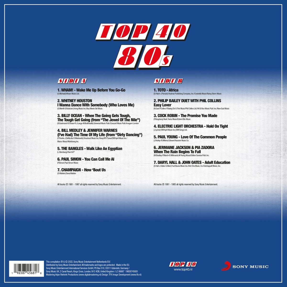 V/A - TOP 40 - 80s (coloured) (LP)