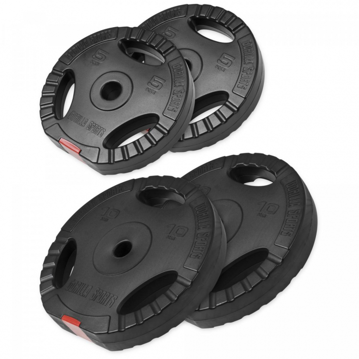 gewichtplaten, andas, gewicht, gym, set, core