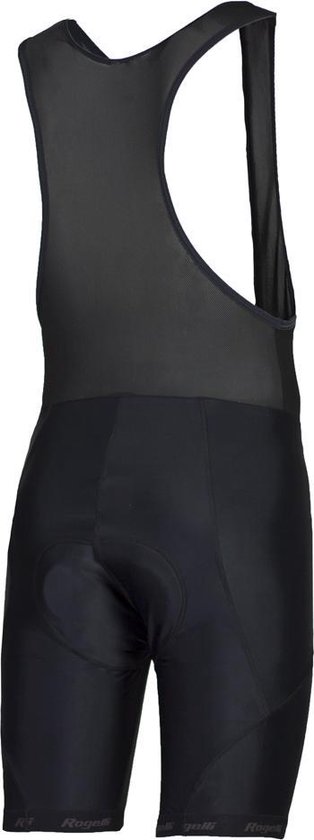 Rogelli Basic de Luxe Bibbed Fietsbroek - Maat M - Bretels - Heren - Zwart