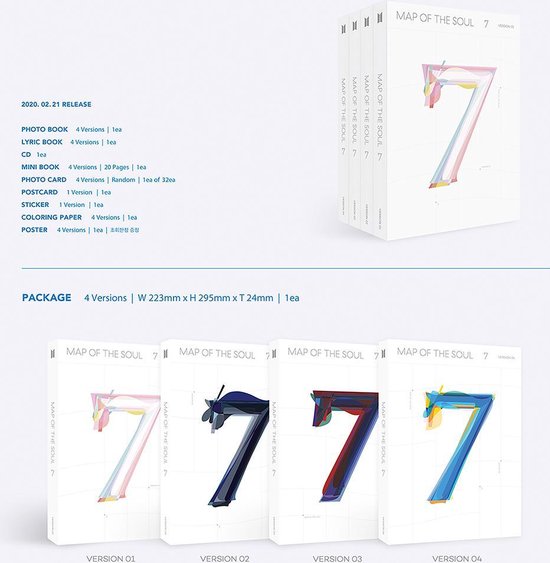 BTS - MAP OF THE SOUL: 7 - Versie 3