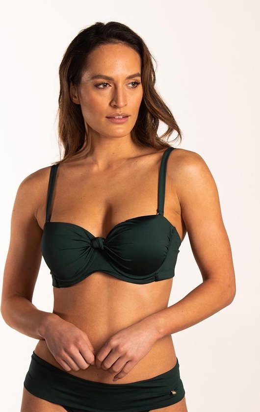 Beachlife - Maat 42E - Rich Green Bikinitop met beugel Dames