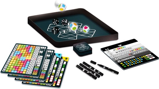 999 Games - Keer op Keer - Deluxe - Dobbelspel - Inclusief luxe dobbelbak, uitwisbare tableaus en me