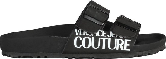 Versace Jeans - Maat 37 - Linea Fondo Sandy Dis. 57 Dames Slippers - Zwart
