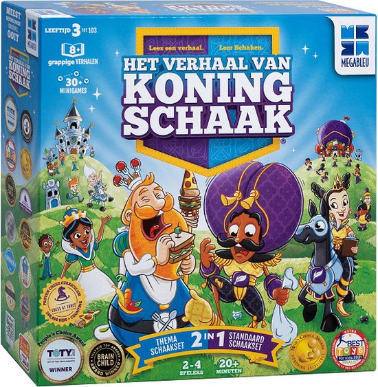 Het verhaal van Koning Schaak - Bordspel - Spelletjes voor Kinderen - Leren Schaken -  2 player game