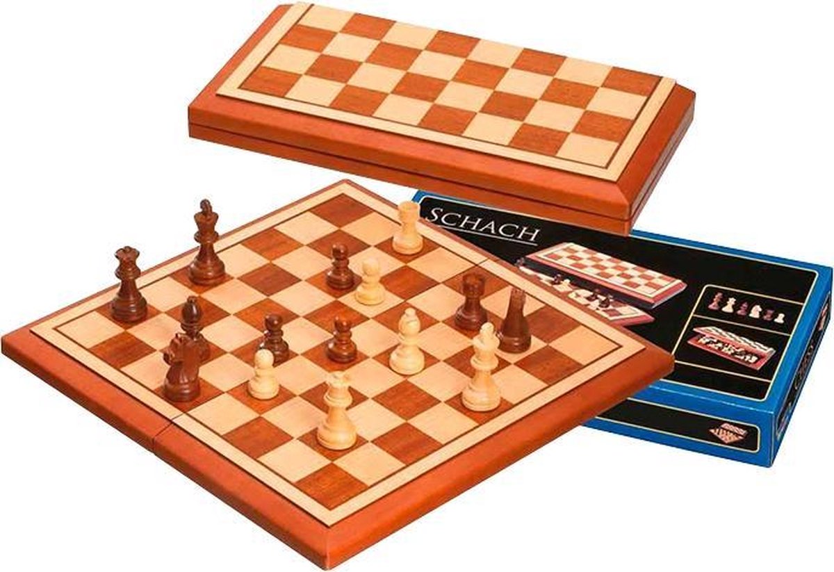 Philos Schaak Kassette Belgrad Veld 40 mm, Koningshoogte 76 mm