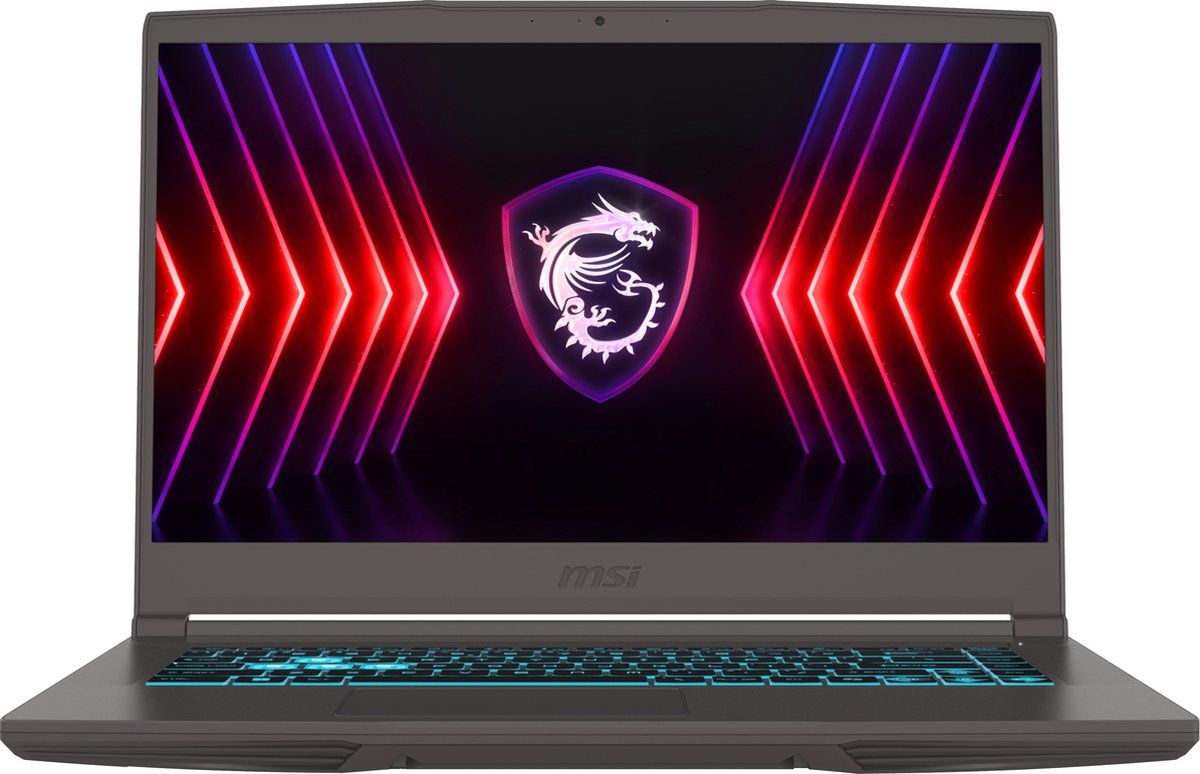 gaming-laptop, RGB-toetsenbord, 15-inch, backlit, MSI