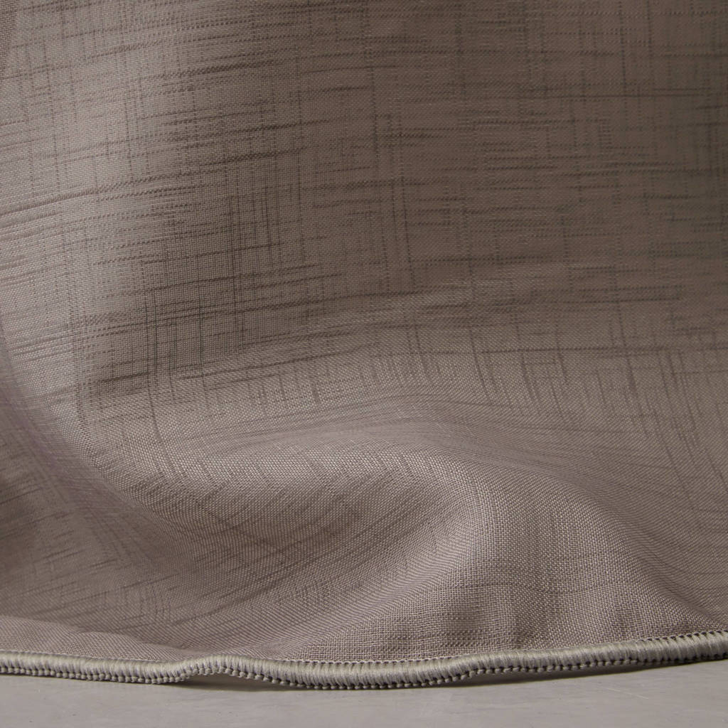 Koopjeshoek - Transparant Gordijn (450x310 cm) - Grijsbruin