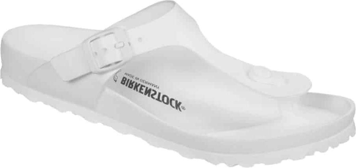 Birkenstock - Maat 41 - Gizeh EVA White Regular Dames Slippers - White
