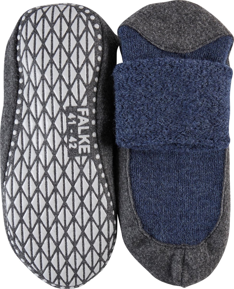 FALKE Cosyshoe Heren Pantoffels - Blauw - Maat 45-46