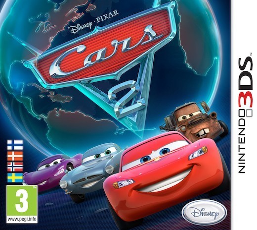 auto racing, cars, graphic art, Disney Pixar, Nintendo 3DS