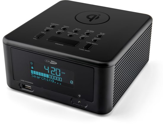 Caliber HCG010QIDAB-BT - Wekkerradio met bluetooth en Dab+ ontvangst - Zwart