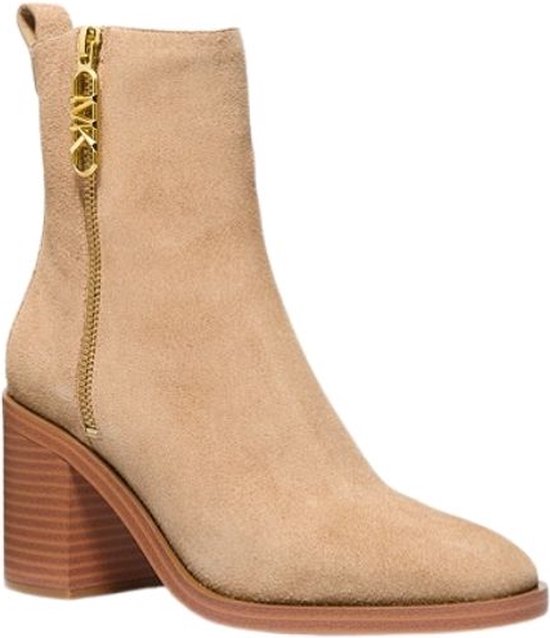 Michael Kors Regan Mid Bootie - maat 39- Enkellaars Dames - Camel
