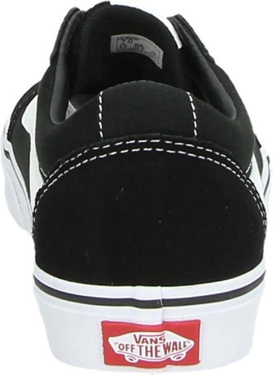 Vans Ward Suede/Canvas Dames Sneakers - 39 - Black/White