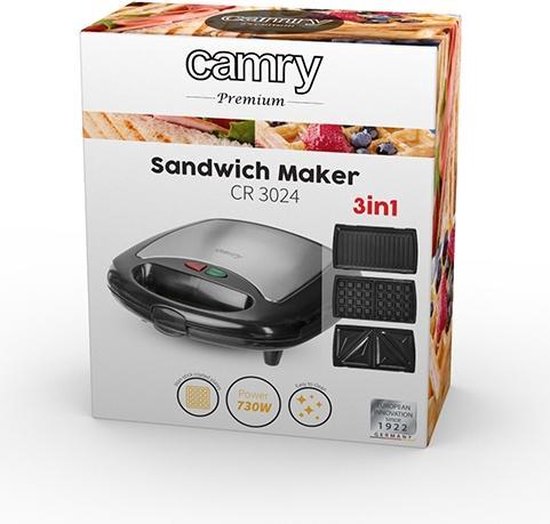 Camry CR 3024 Sandwich maker 3 in 1