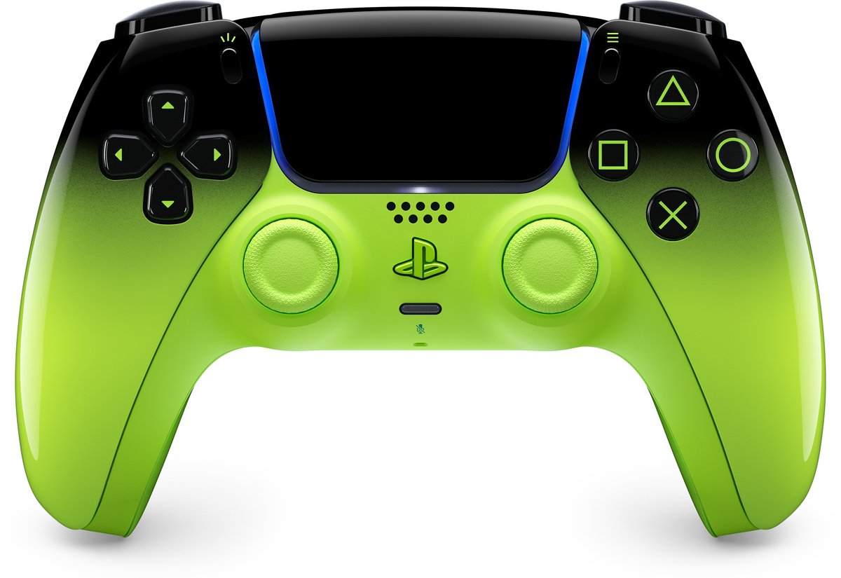 controller, gamepad, ps5, groen, draadloos