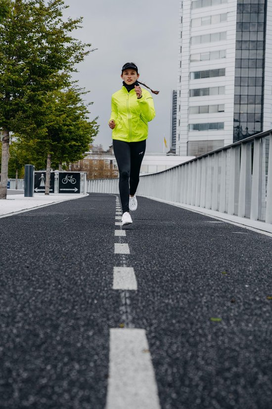 Avento Maat S Runningjack - Unisex - Neon Yellow - Geel/Zwart