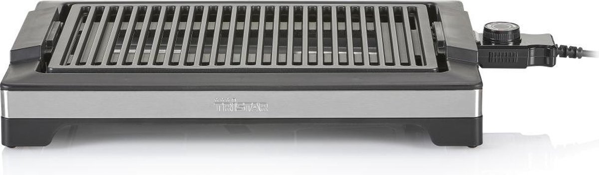 Tristar BP-2780 Grill & Elektrische barbecue – BBQ & Grillplaat Zwart – Bakoppervlakte: 37 x 25 cm