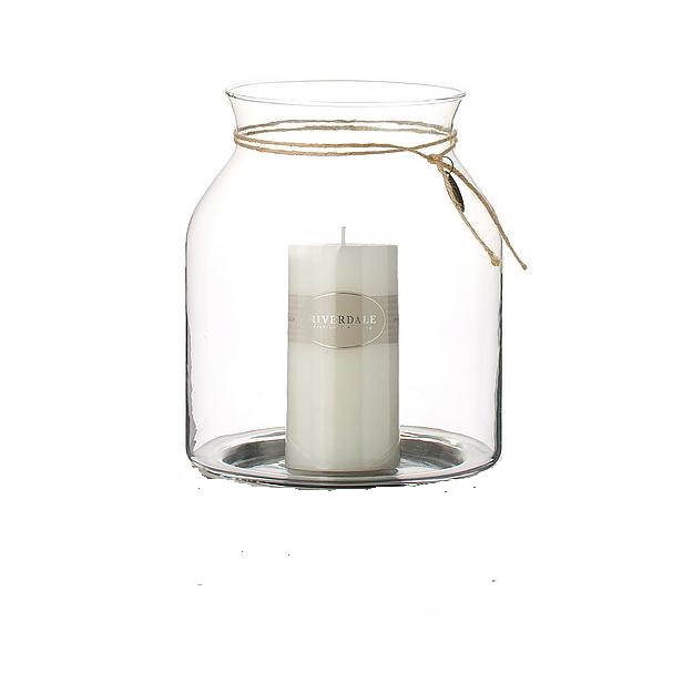Riverdale windlicht Saintes Glas 34 cm
