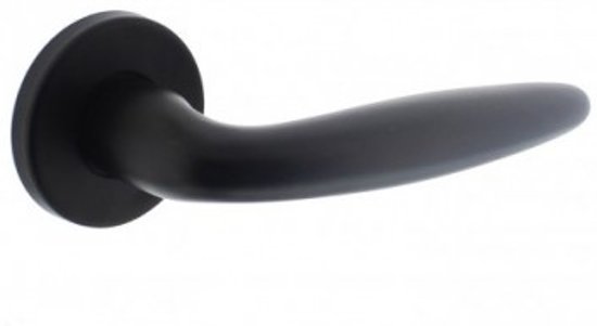 Intersteel deurkruk - Si-gaar - Mat zwart