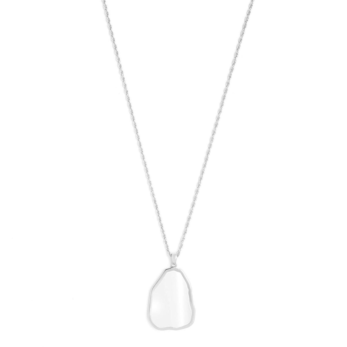 Riverstones Spirit Ketting Zilver - 50 cm