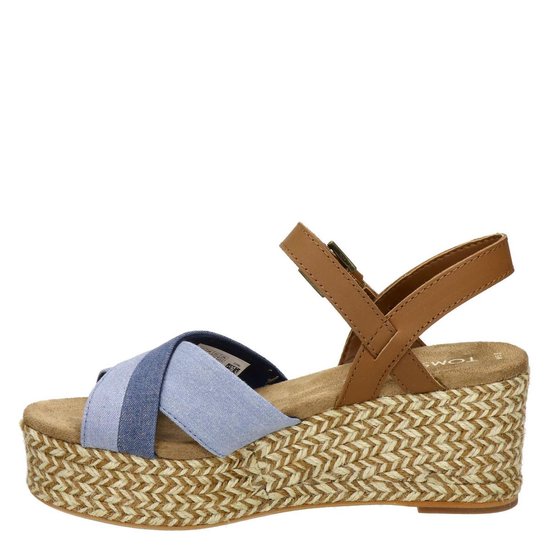 Toms Willow Dames Wedge - Navy - Maat 36