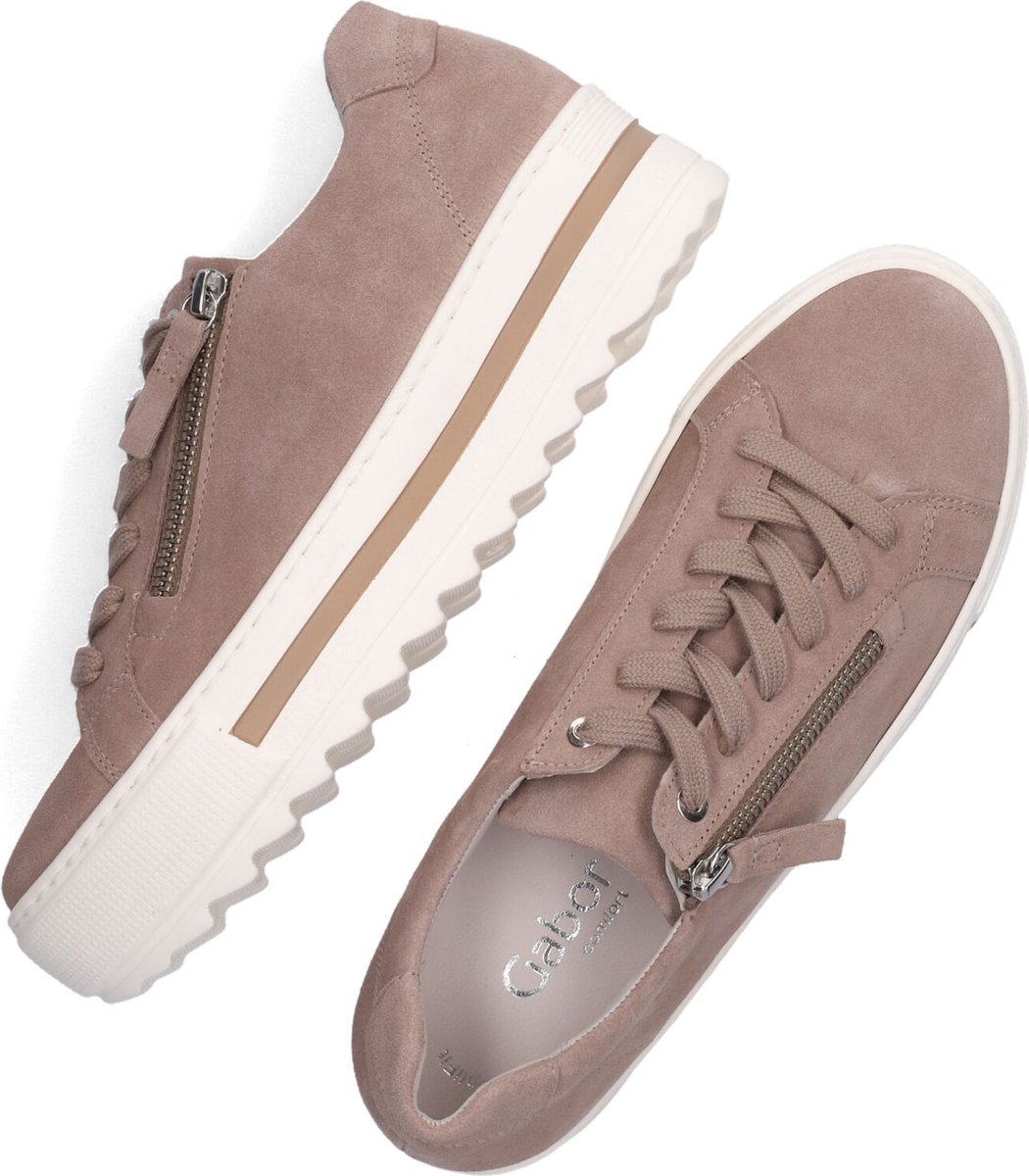 Gabor - maat 40 - 498 Lage sneakers - Dames - Beige
