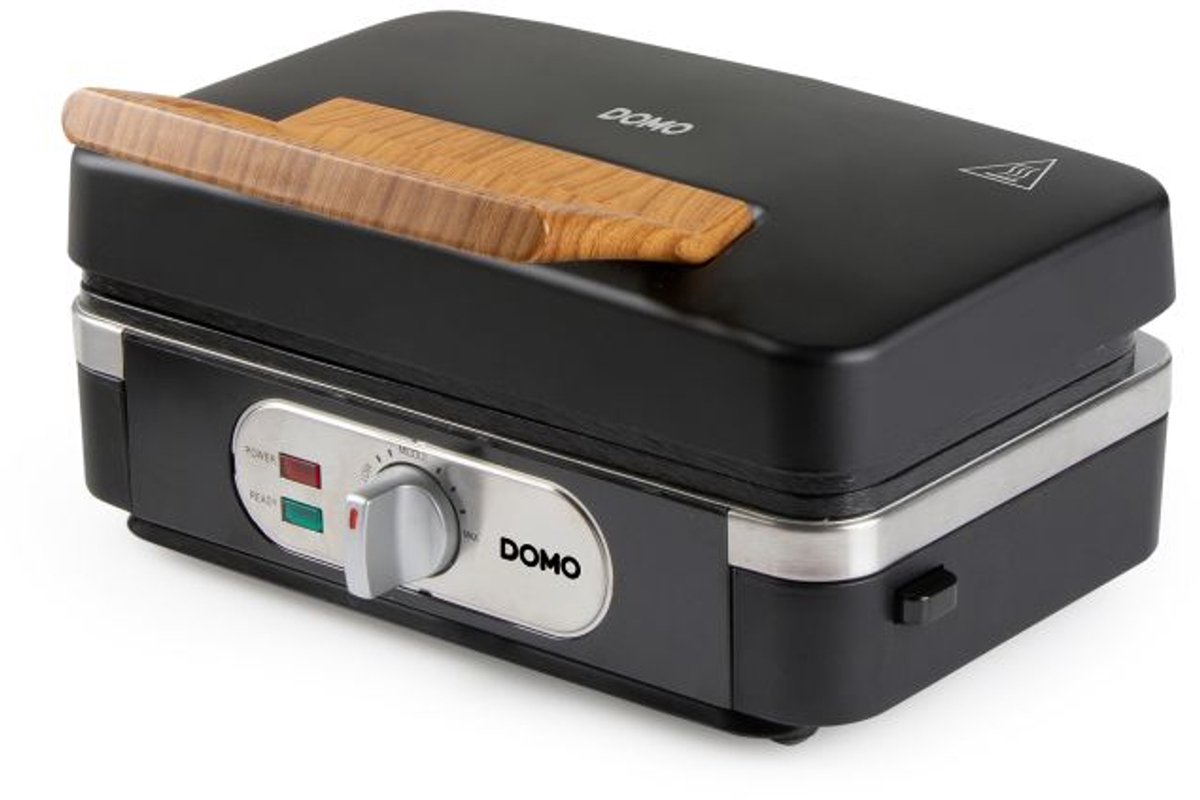 DOMO 3-in-1 Wafelijzer - Tosti-ijzer - Contactgrill - Verwisselbare Platen