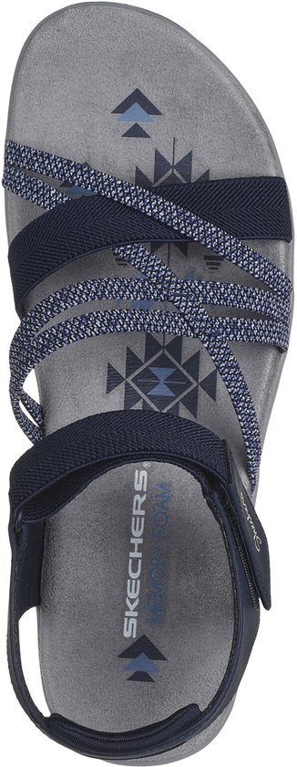 Skechers - maat 37- Reggae Slim - Meadow Grazer - Dames Sandalen - Navy