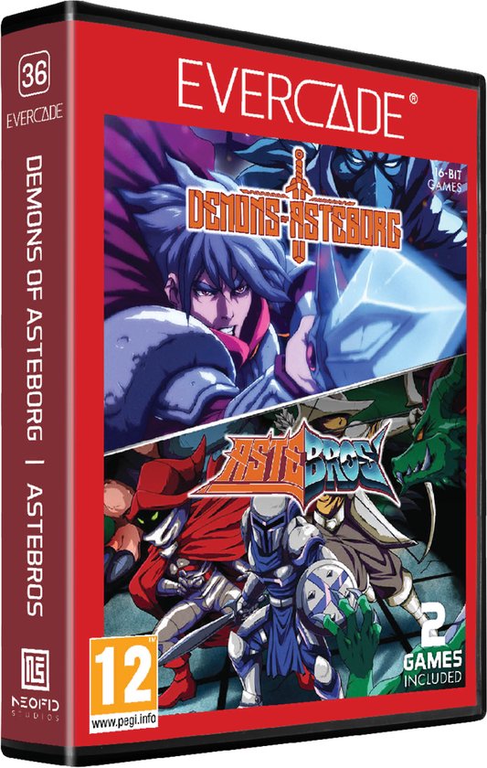 Evercade Demons of Asteborg & Astebros - cartridge 1