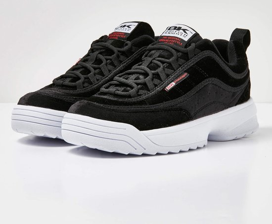 sneakers, zwart, athletisch, mesh, witte zool