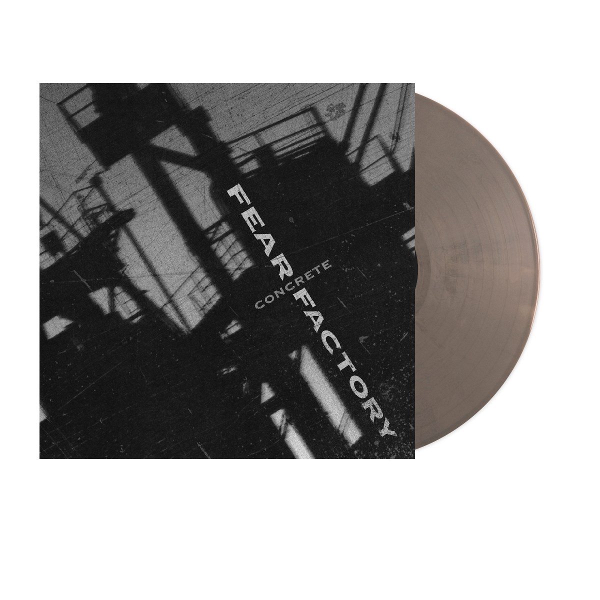 vinyl, lp, record, black-and-white, concrete factory