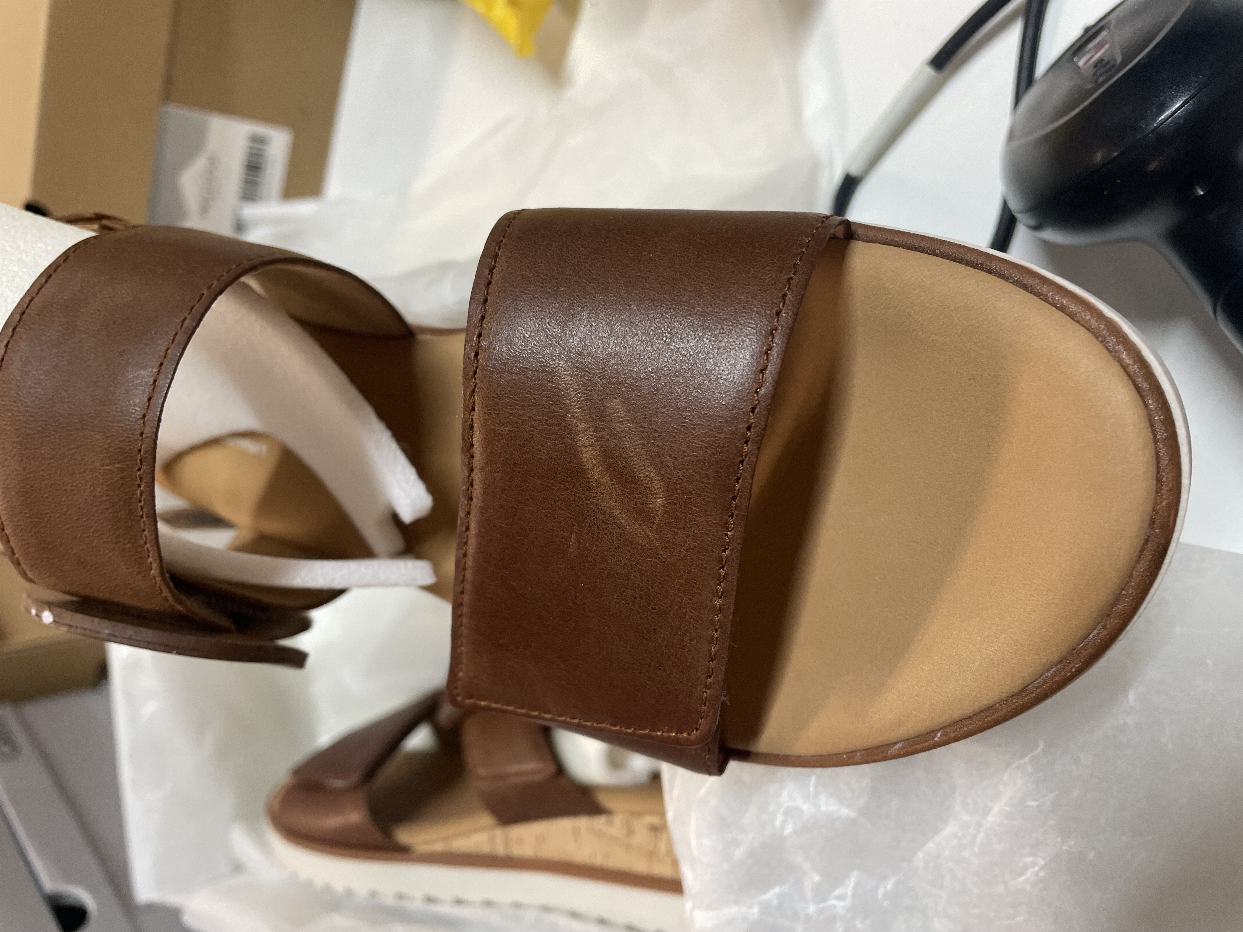 Gabor 752 - maat 39 - Sandalen - Met Sleehak - Dames - Camel