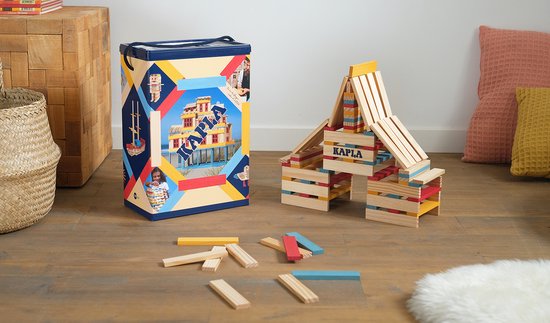 KAPLA - KAPLA Barrel - Constructiespeelgoed - ZOMER DOOS - 200 Plankjes