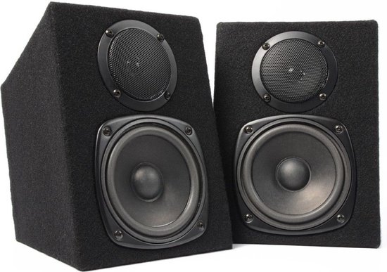 Studio Monitor Speakerset - Fenton DMS40 - 2 DJ Speakers tot 100 Watt - 4.5 Inch Passief - Compact F