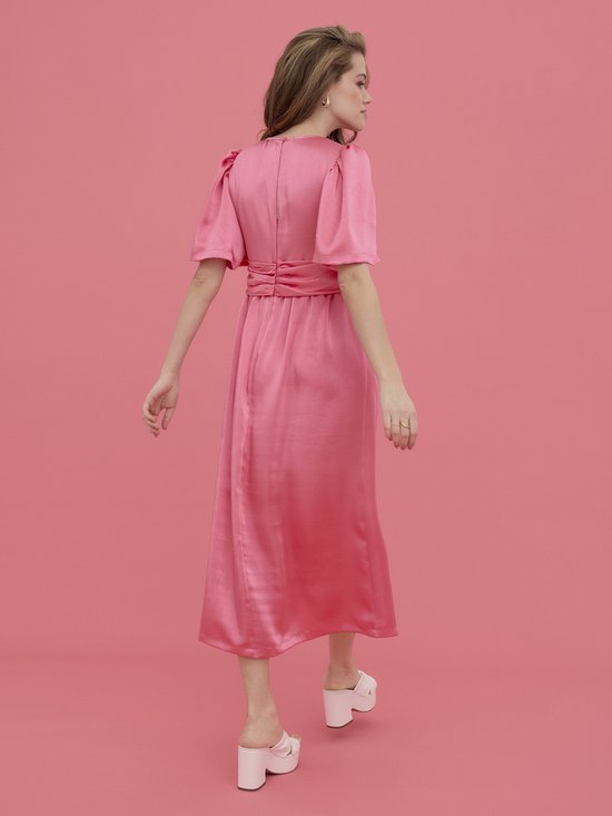 Vero Moda - Maat S - VMKAE D1 2/4 V-NECK 7/8 DRESS Dames Jurk