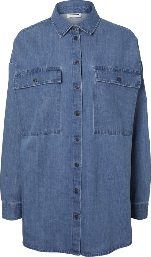 Noisy may -maat S- NMFLANNY LS LONG SHACKET BI030MB NOOS Dames tussenjas