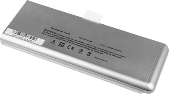 Batterij voor Apple Macbook 13 A1278 Aluminium Unibody (eind 2008) / 10.9 3600mAh.