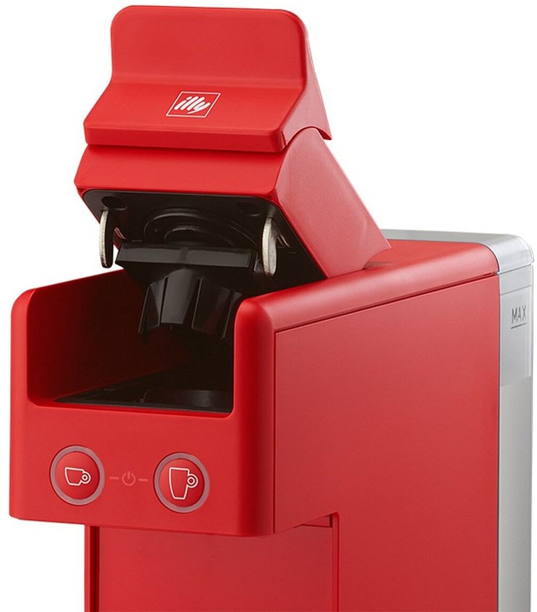 illy Y3.3 iperespresso koffiemachine – compact espresso apparaat – rood – eenvoudig in gebruik