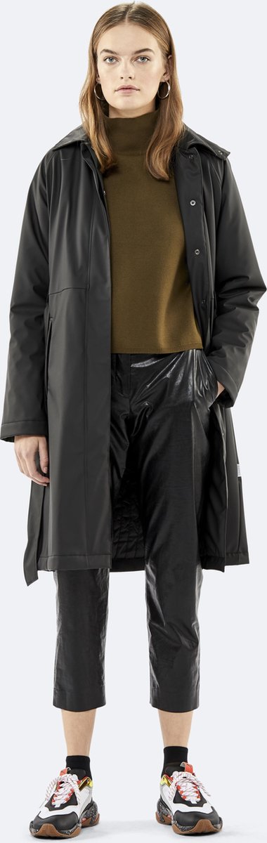 Rains - maat XS/S - W Trench Coat 1513 Jas - Black