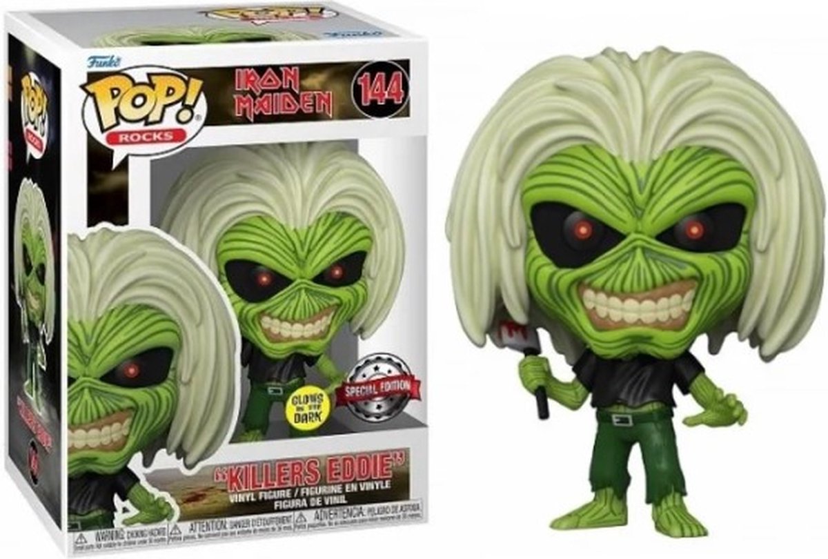 Funko Pop, Killer Eddie, Iron Maiden, Vinyl figure, Green mask