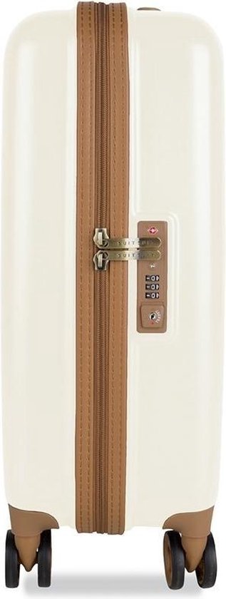 SUITSUIT Fab Seventies Handbagage koffer 55 cm - Antique White